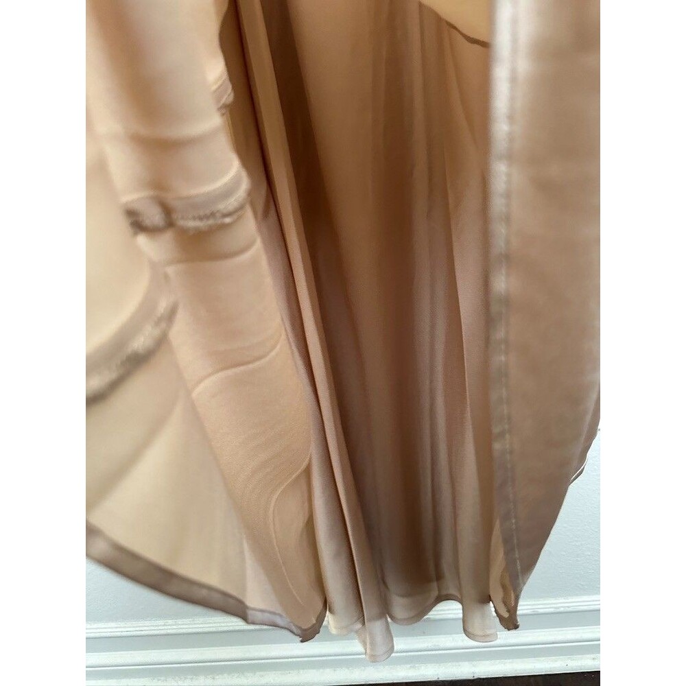 NWT Show Me Your Mumu Tuscany Satin Cowl Neck Slip Dress Champagne Women's Small - Picture 10 of 13